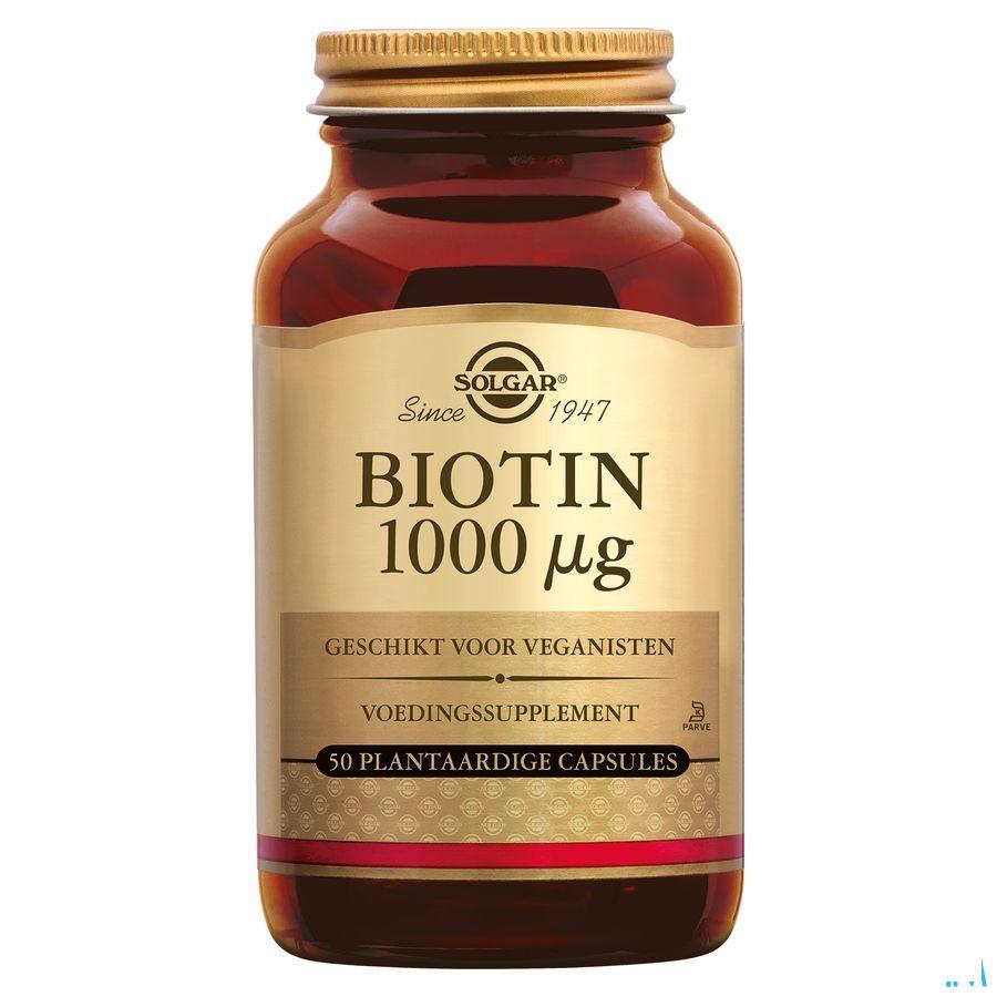 Solgar Biotin 1000 µg V-Capsule 50  -  Solgar Vitamins