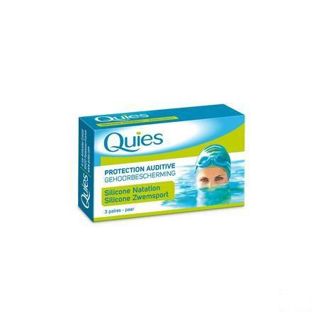 Quies Oordoppen Speciaal Zwemsport Maxi Sil.3paar  -  Quies