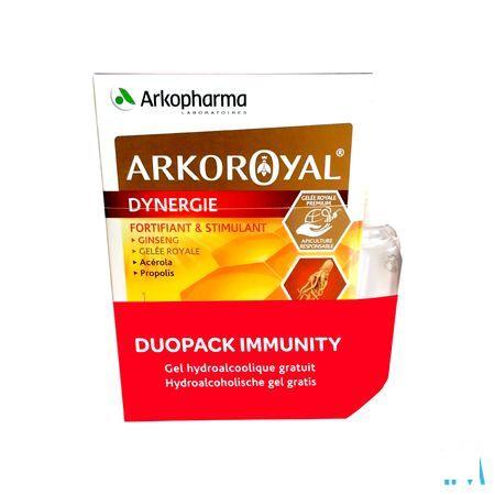 Arkoroyal Dynergie Amp 2X20+Gel Hydro. Grat. 110ml  -  Arkopharma 