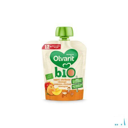 Olvarit Bio Pomme Abricot Mangue 12M 90G  -  Nutricia