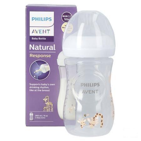 Philips Avent Natural 3.0 Zuigfles Giraf 260 ml