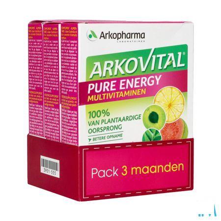 Arkovital Pure Energy 3maand Tabletten 3x30  -  Arkopharma