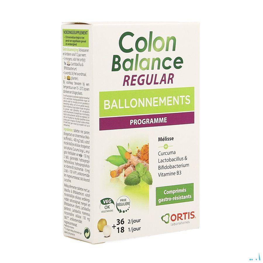 Ortis Colon Balance Regular Comprimes 36  -  Ortis