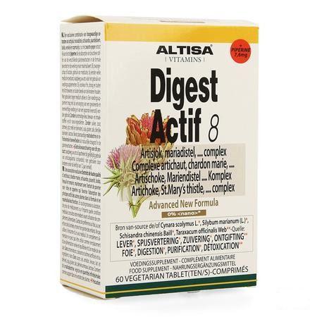 Altisa Digest Actif 8 Artisjok Complex Tabletten 60  -  Dieximport
