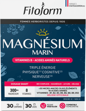Magnesium Marin + B1 Caps 30 Fitoform  -  Bioholistic Diffusion