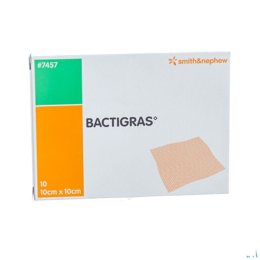 Bactigras Verband 10cmx10cm 10 7457  -  Smith Nephew