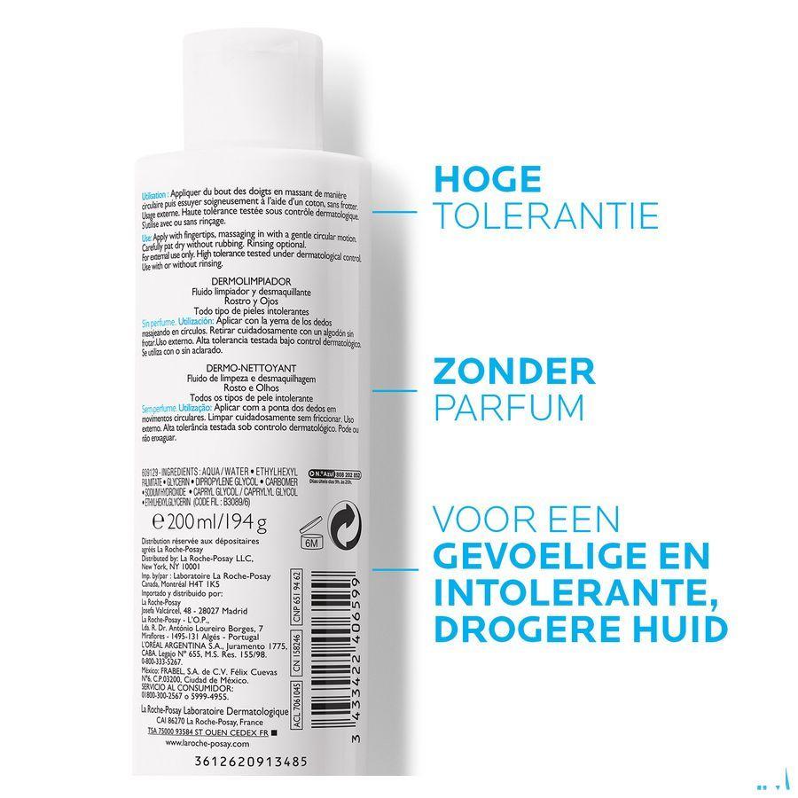 Toleriane Fluide Dermonettoyant 200 ml  -  La Roche-Posay