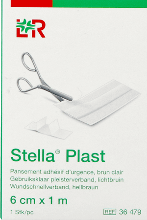Stellaplast Kleefpleister + Schaar 6cmx1m 36479  -  Lohmann & Rauscher