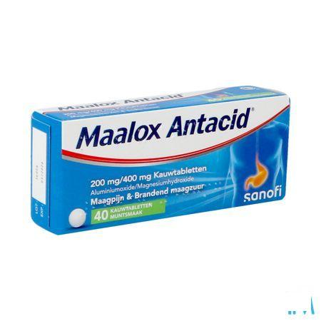 Maalox Antacid 200/400 Comprimes 40