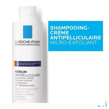 Kerium Shampooing Creme Antipelliculaire Ps 200 ml  -  La Roche-Posay