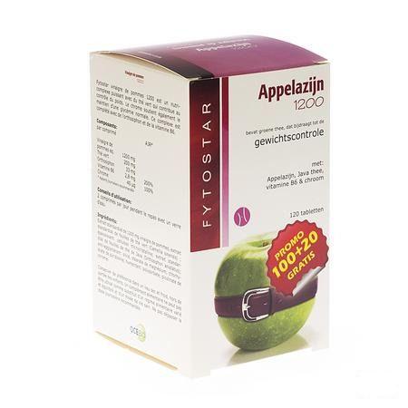 Fytostar Appelazijn 1200 Maxi Tabletten 120  -  Ocebio