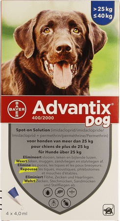 Advantix 400/2000 Chiens 25
