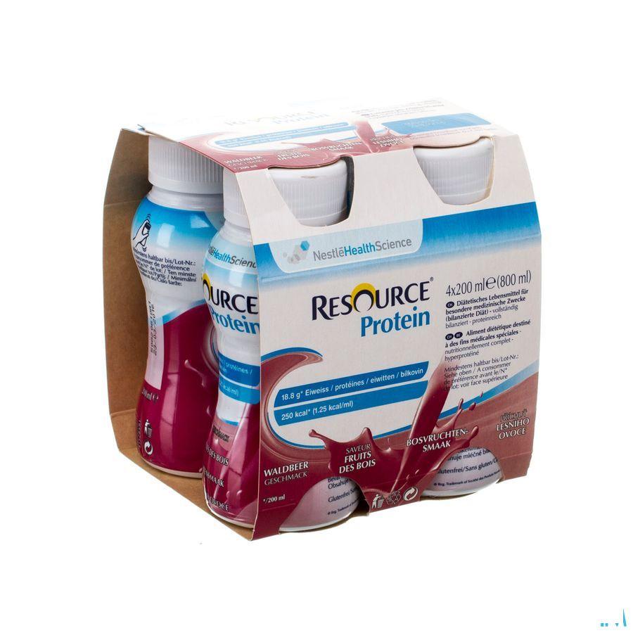 Resource Protein Bosvruchten 4x200 ml  -  Nestle
