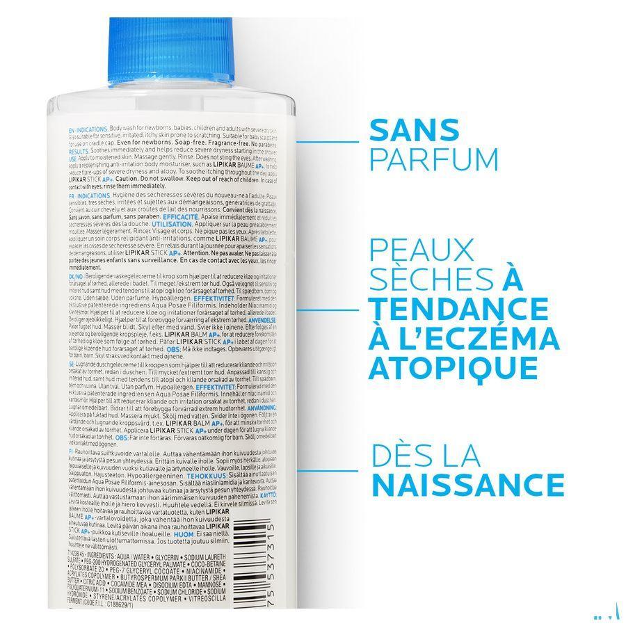 Lipikar Syndet Ap + 400 ml  -  La Roche-Posay