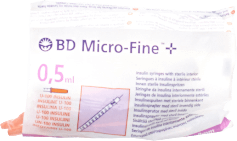 Bd Microfine+ Ins.Spuit 0,5  ml 30G 8,0Mm 10 324825