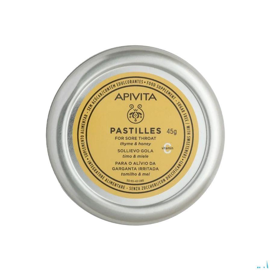 Apivita Pastilles Maux De Gorge Thym-miel 45 gr