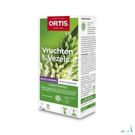 Ortis Vruchten & Vezels Milde Werking Sticks12X10 g