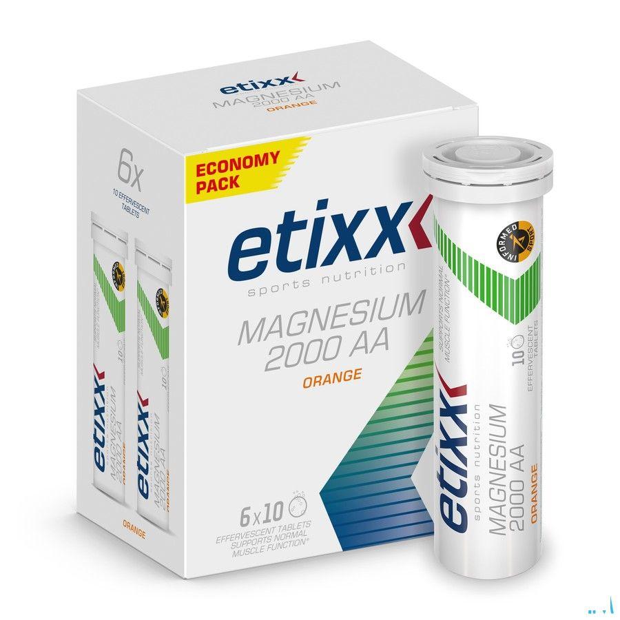 Etixx Magnesium 2000 Aa Bruistabl 6 x 10