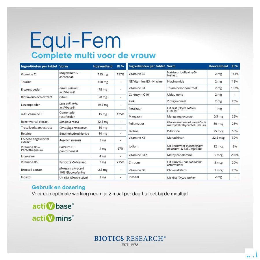 Equi-Fem 120 comprimés  -  Energetica Natura