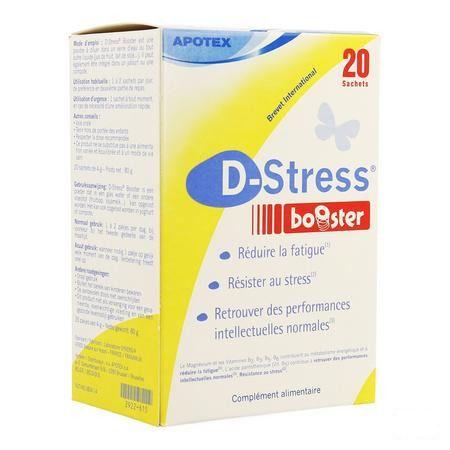 D-stress Booster Poeder Zakje 20- Synergia