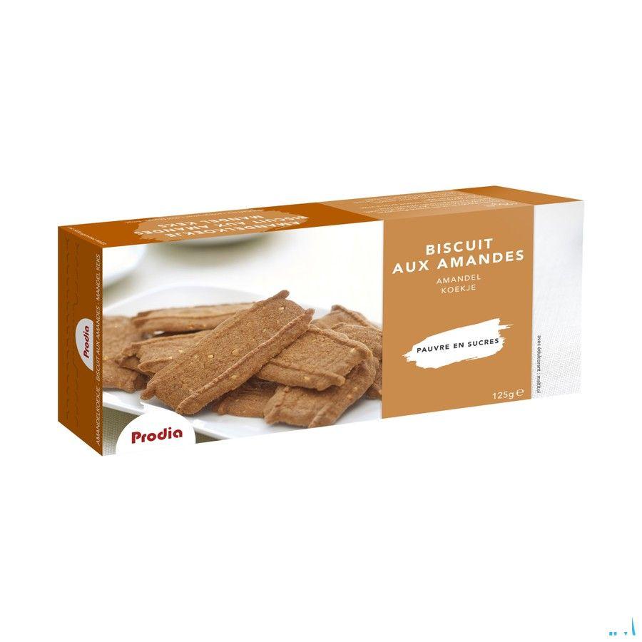 Prodia Amandelkoekjes + zoetstof Maltitol 125 gr 6008  -  Revogan