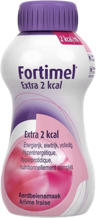 Fortimel Extra 2Kcal Aardbei 4X200 ml  -  Nutricia