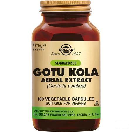 Gotu Kola Aer. Extr (aziat. Waternavel) V-Capsule 60  -  Solgar Vitamins
