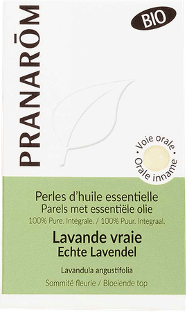 Parels Echte Lavendel Bio Ess Olie Caps60 Pranarom
