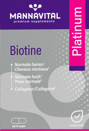 Mannavital Biotine Platinum - 60 V-caps