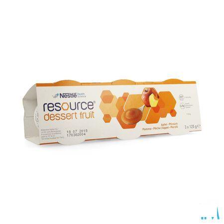 Resource Dessert Fruit Appel-perz. 3x125 gr 12332842  -  Nestle