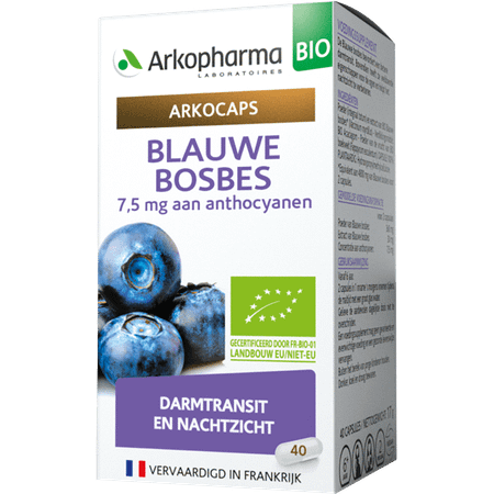 Arkocaps Blauwe Bosbesvrucht Bio Caps 40 Nf  -  Arkopharma