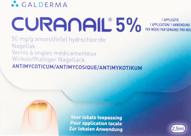 Curanail 5% Vernis A Ongles 2,5 ml  -  Galderma Belgilux