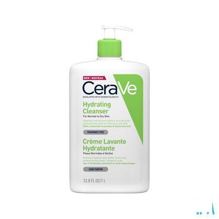 Cerave Hydraterende Reinigingscreme Pompfl 1l  -  Cerave