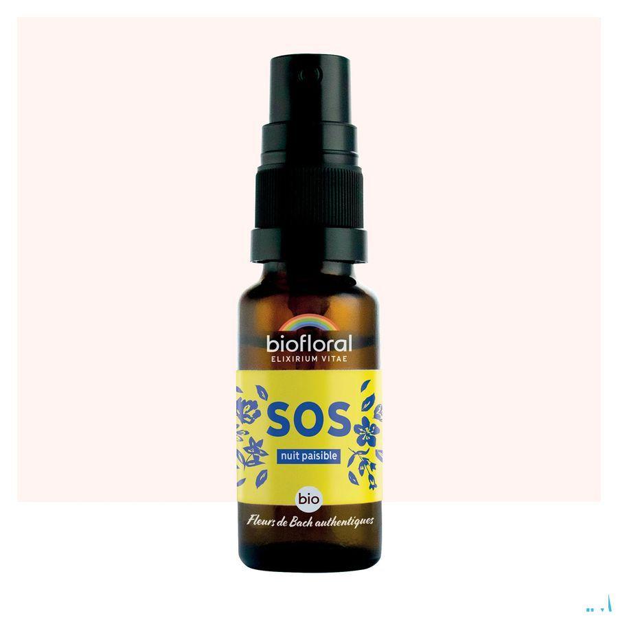 Biofloral Remede Secours Nuit Solution Buv. Spray 20 ml  -  Pranarom