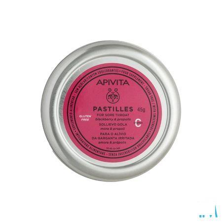 Apivita Pastilles Maux De Gorge Cassis-miel 45 gr