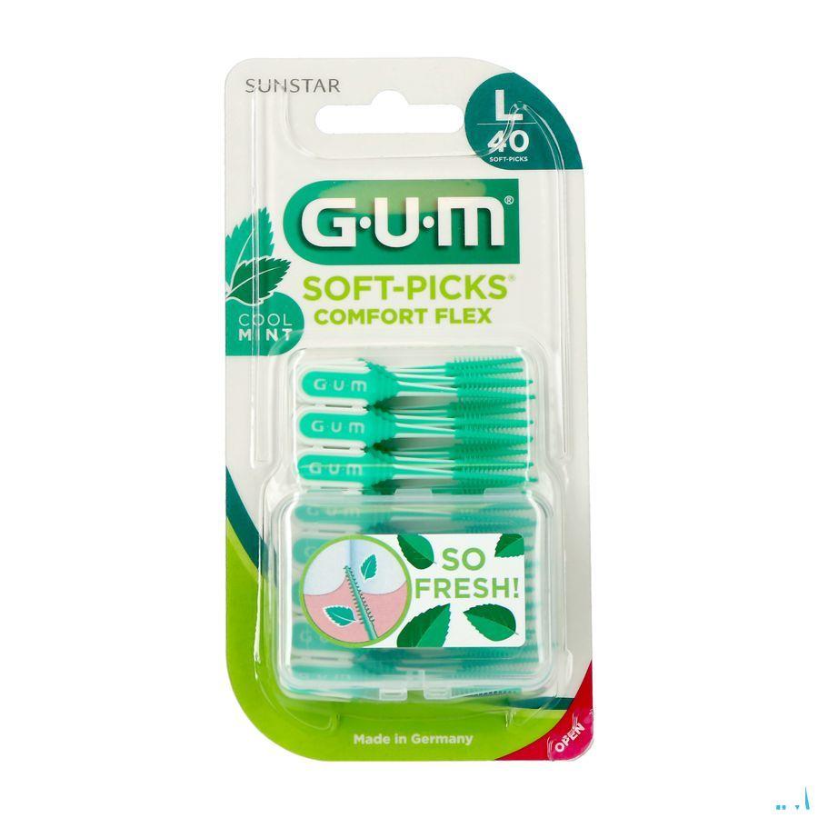 Gum Soft Picks Minty Large 40