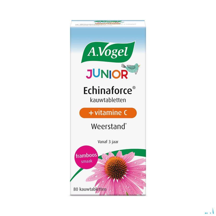 Vogel Echinaforce Junior+Vit C Framboos Tabl 80  -  A.vogel
