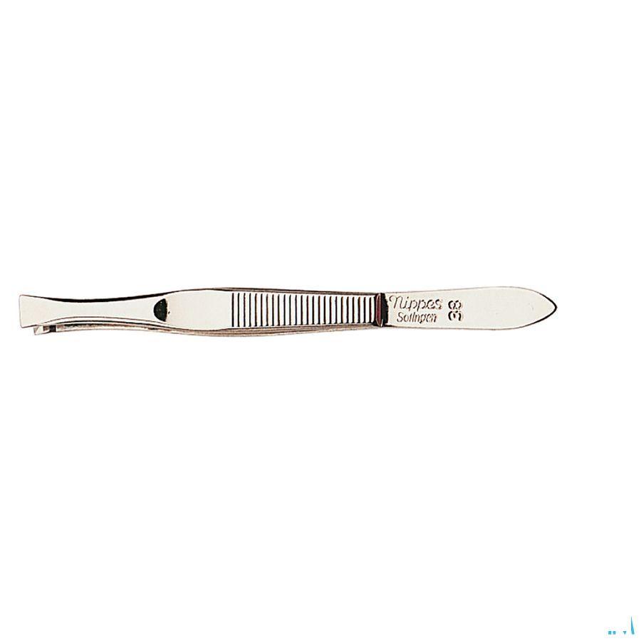 Nippes Pince Epiler Droite Large N38  -  Bomedys