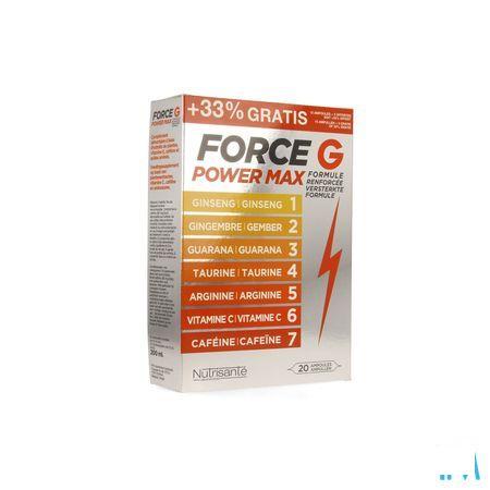 Force G Power Max Lot Ampullen 20  -  Nutrisante