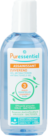 Puressentiel Anti bacter.gel Hydro Alc.3 Huile Essentielle 80 ml  -  Puressentiel