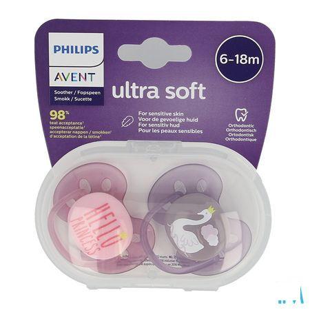 Philips Avent Fopspeen 6M+ Sofr Girl  -  Bomedys