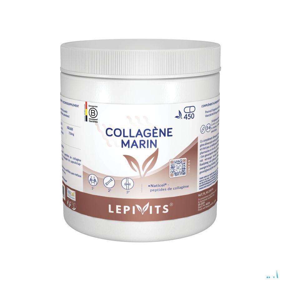 Lepivits Marine Collagen Pack Pot Caps 450  -  Lepivits
