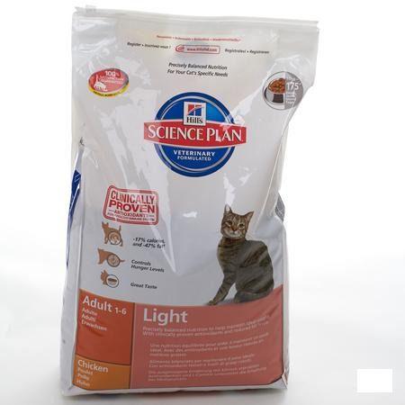 Hills Sc.plan Feline Light Adult Chick.10kg 4216m 