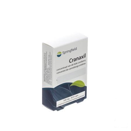 Cranaxil Cranberryconc. 500 mg Springfield Capsule 30  -  Springfield Nutraceuticals