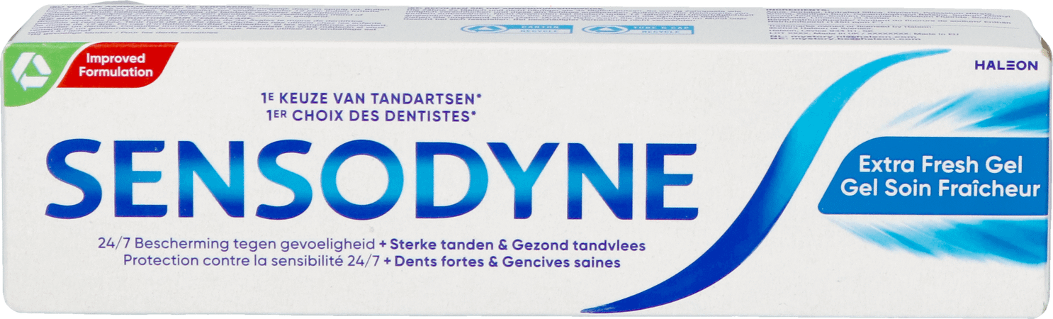 Sensodyne extra Fresh Gel Tandpasta Tube 75 ml