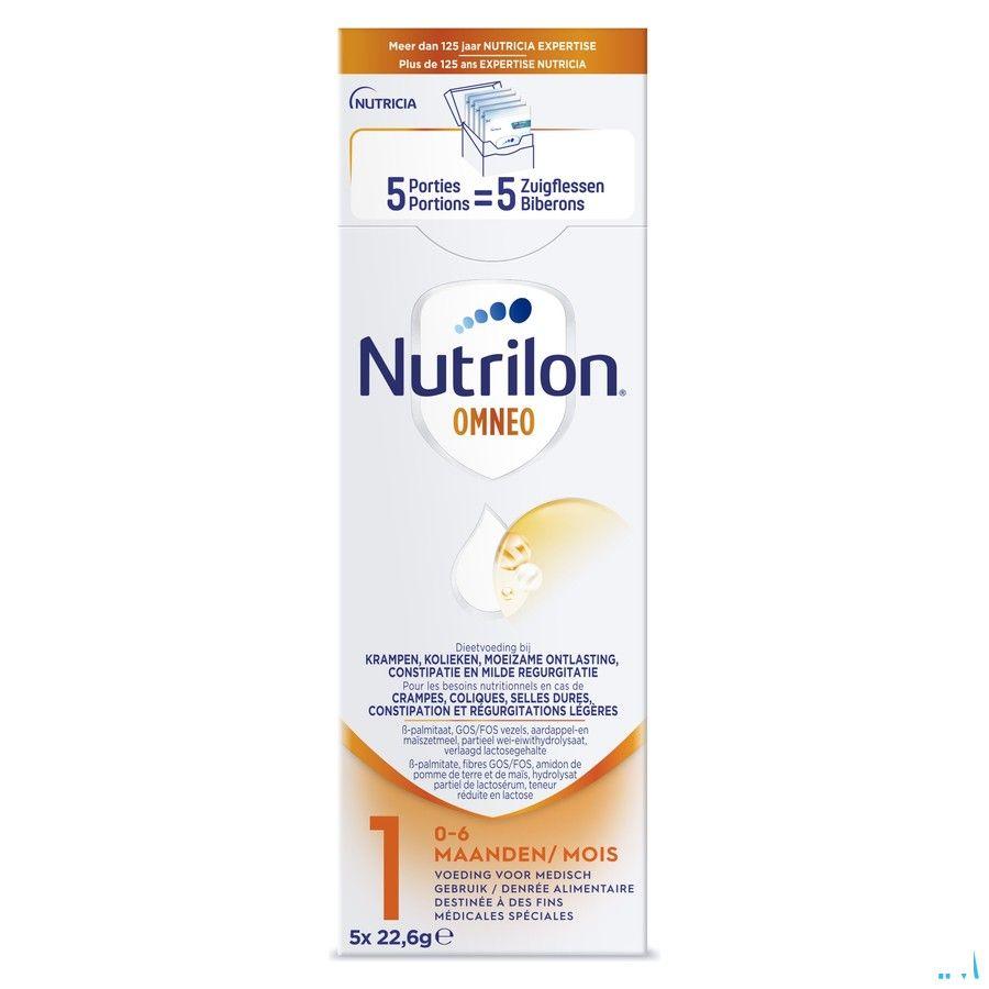 Nutrilon Omneo 1 Melk Zuig.melk Poeder Trialpack5x23g  -  Nutricia