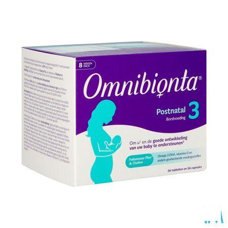 Omnibionta Postnatal 3 Borstv.8Wek Tabl 56+Caps 56