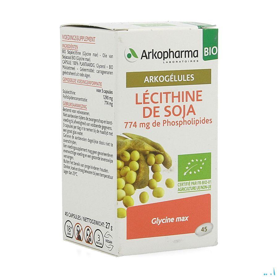 Arkogelules Lecithin Soja Bio Capsule 45  -  Arkopharma