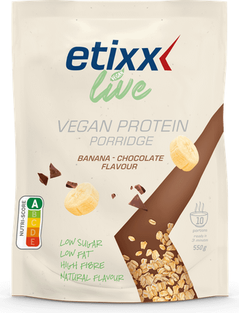 Etixx Live Vegan Protein Por. Banana-Choco Pdr550 gr