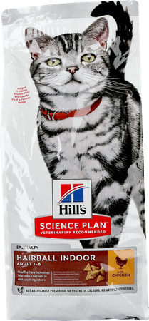 Science Plan Feline Adult Hairb.&Indoor Chick. 3 Kg